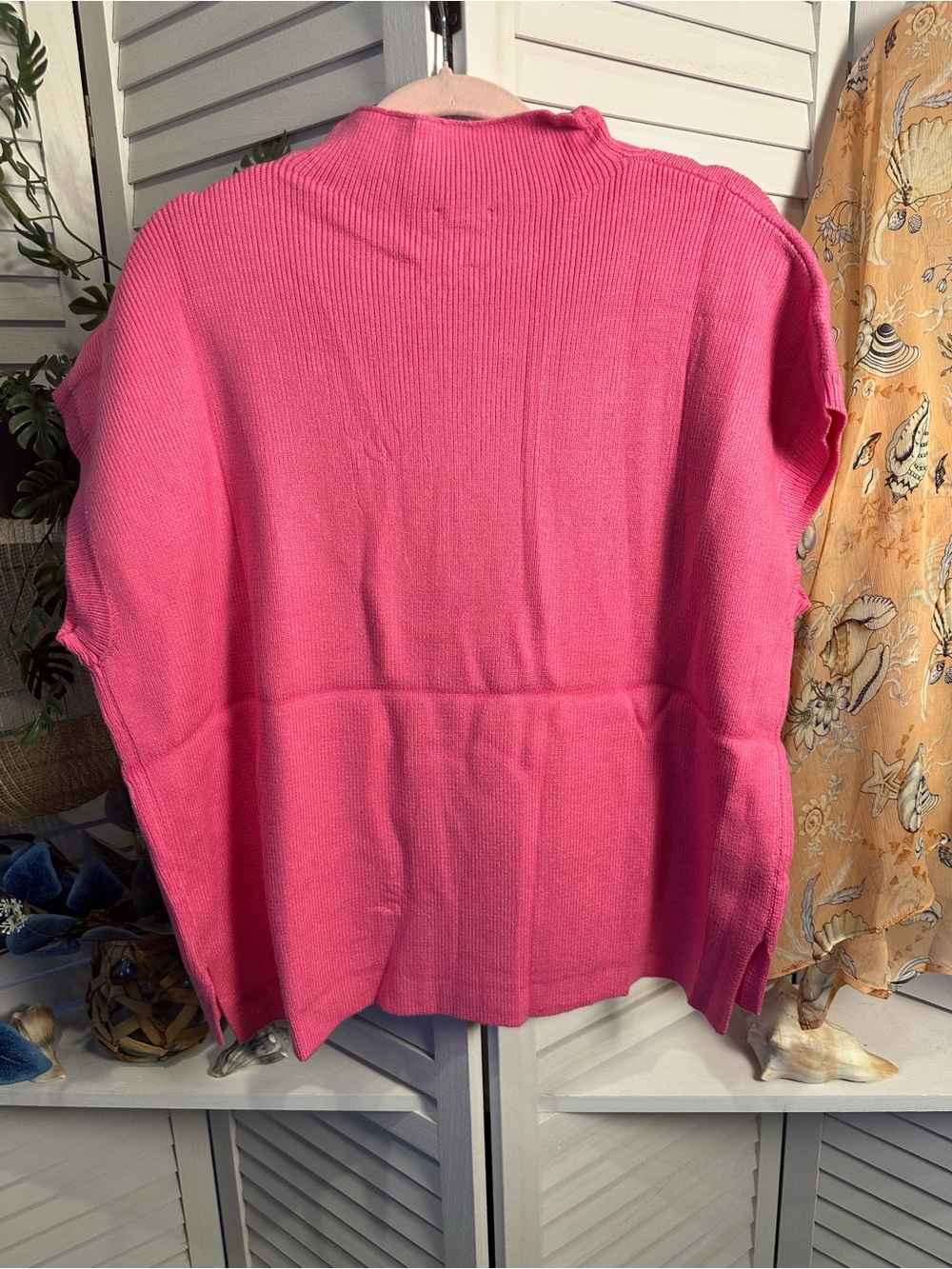 JODIFL Hot Pink over sized Sweater - Picture 5 of 6